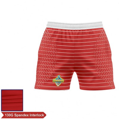 Women's Sublimated Soccer Shorts - 180G Interlock