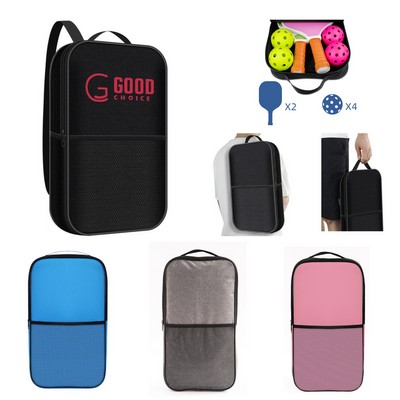 Adjustable Strap Pickleball Paddle Holder Bag