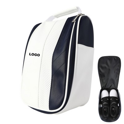 Durable PU Golf Shoe Bag