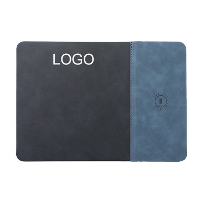 Wireless Charging Leather Mouse Pad