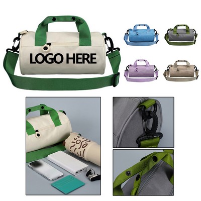Cylindrical Athletic Bag