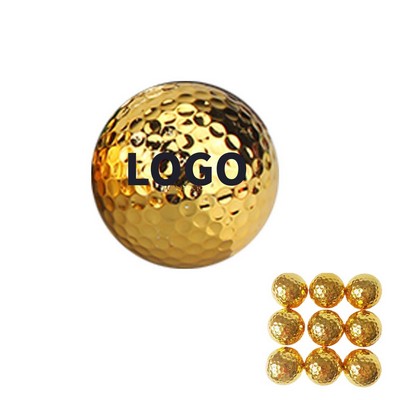 Gold Plated Gift Golf Balls