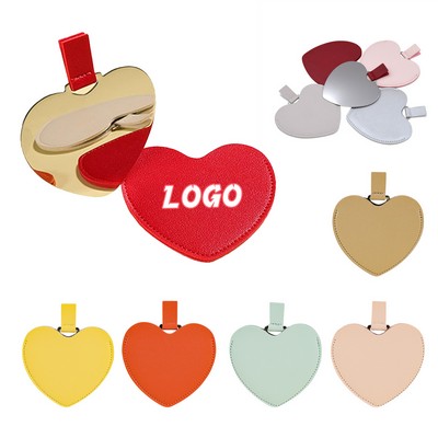 Heart Shaped Mini Portable Mirror