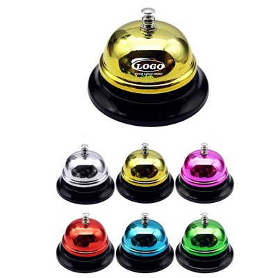 Colorful Metal Call Bell with Black Base