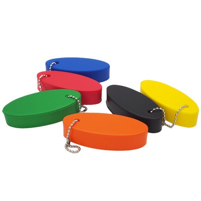 Oval Floater Foam Keychain