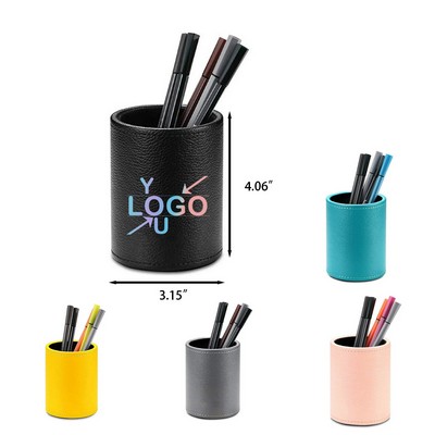 Genuine Leather Writing Tool Organizer