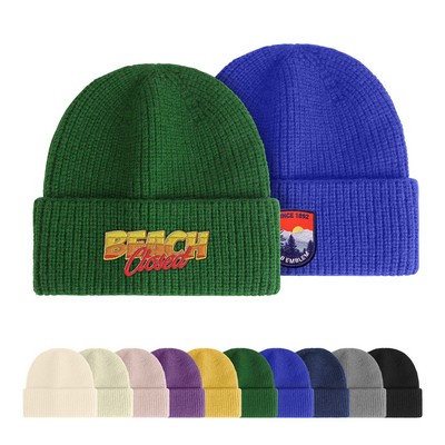 Knitted Cuff Beanie