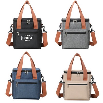 Collapsible Insulated Lunch Bag with Shoulder Strap