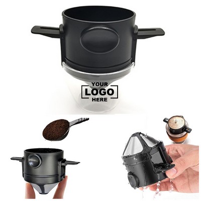 Portable Stainless Steel Reusable Coffee Dripper