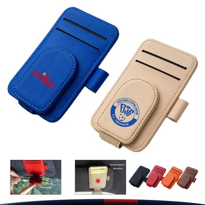 Andi PU Leather Car Eyeglasses Clip