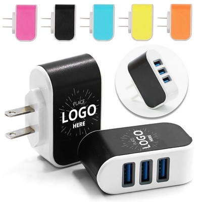 Quick Portable 3 Port USB Charger