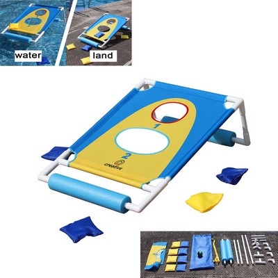 Floating Light Cornhole Game Board Set