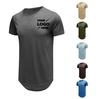 Men's Longline Crewneck T-Shirt
