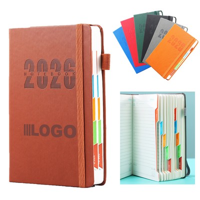 A5 PU Notebook with Elastic Band