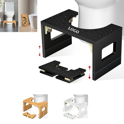 Bamboo Toilet Squat Stool