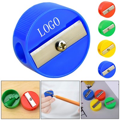 Mini Round Plastic Pencil Sharpener