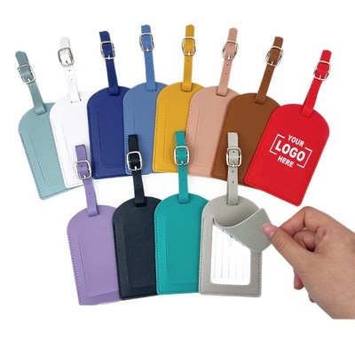 PU Leather Luggage Tag