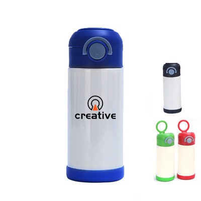 12oz Flip Top Kids Sublimation Tumbler
