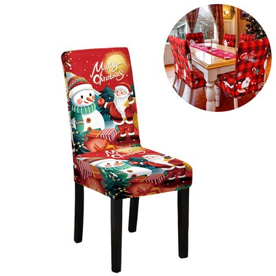 Christmas Chair Covers Stretch Protector Slipcovers