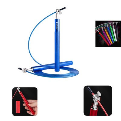 Adjustable Jump Rope with Aluminum Handles