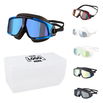 Enhanced Vision Large Frame Waterproof Swimming Goggles