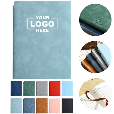 Elegant Portable Notebook with Soft Faux PU Cover