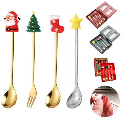 Christmas Fork Spoon Set