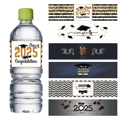 10Pcs Graduation Season Water Bottle Wraps