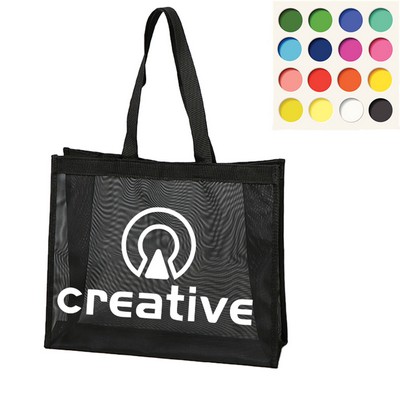 Nylon Mesh Beach Tote Large Bag