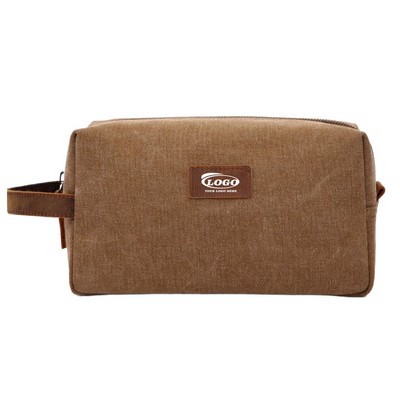Canvas Toiletry Bag