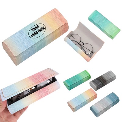 Gradient Rainbow Portable Eyeglass Case