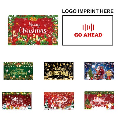 Custom Christmas Backdrop Banner