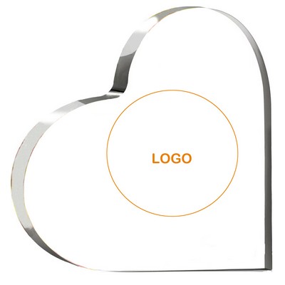 Heart-Shaped Acrylic Ornament