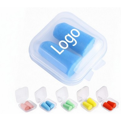 Memory Foam Earplugs With Storage Case