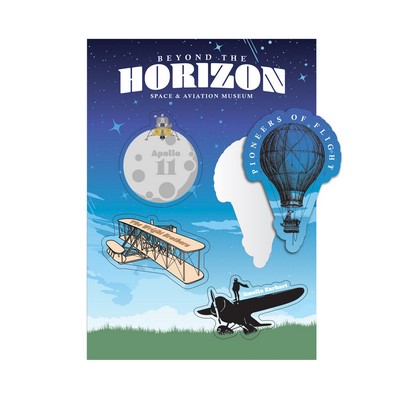 Sticker Sheets - 7"x5" or 5"x7" - White Vinyl