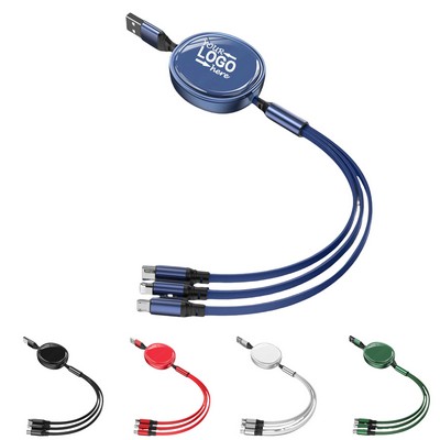 3" 1 Retractable Charger Cord