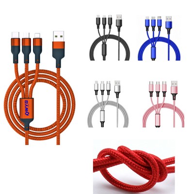 3-In-1 Phone Charging Cable