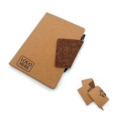 Coffee Grounds Cork Notebook