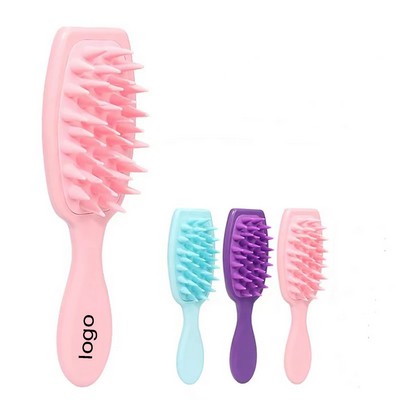 Long Handle Hair Silicone Scalp Massage Brush
