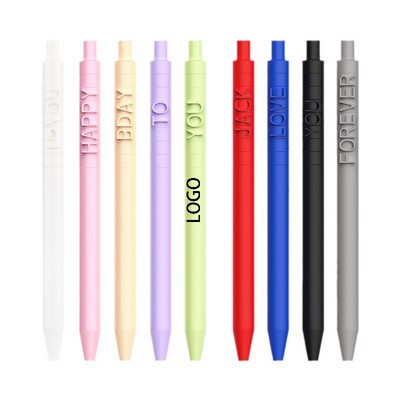 DIY Letter Custom Click Gel Pen