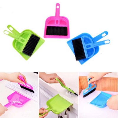 Mini Desk Cleaning Brush and Dustpan Set