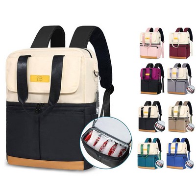 36 Can Waterproof Nylon Cooler Backpack