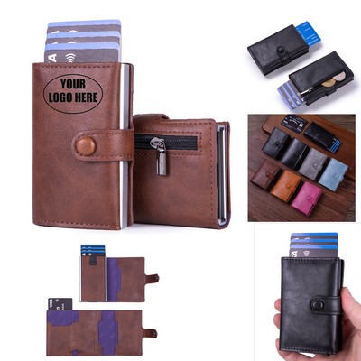 Multi-Functional Tri-Fold Business Wallet