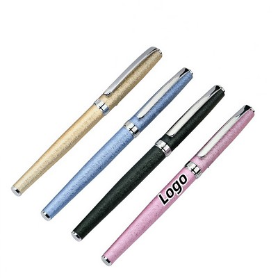 0.38mm Fine Nib Metal Fountain Pen for School and Office
