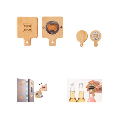 Magnetic Wooden Bottle Openers