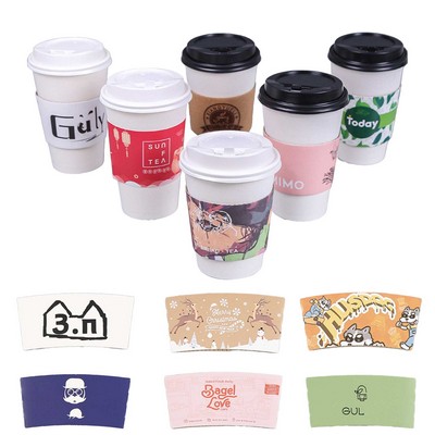 Corrugated Kraft Paper Cup Sleeve