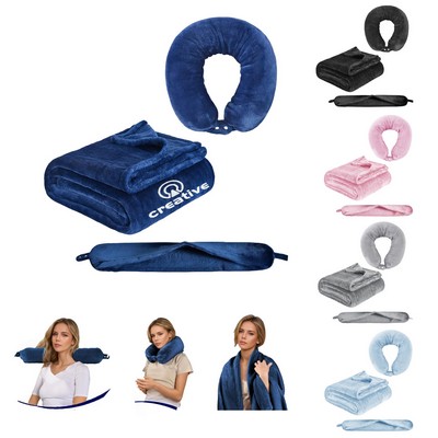 2-In-1 Blanket & U-Shaped Portable Blanket
