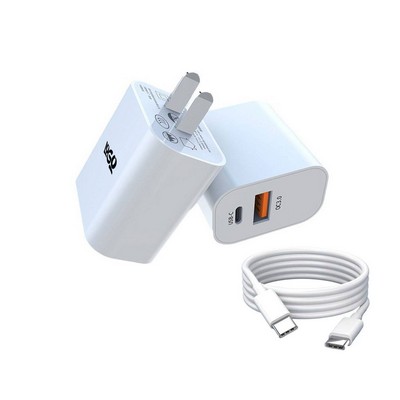 PD20W Fast Charge Head w/ C Port Data Cable