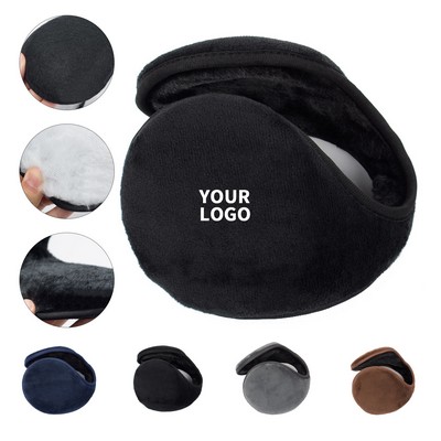 Premium Fleece Ear Muffs Wind Shield Design