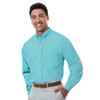 Blue Generation - Men's 1-Pocket Superblend Poplin Shirt